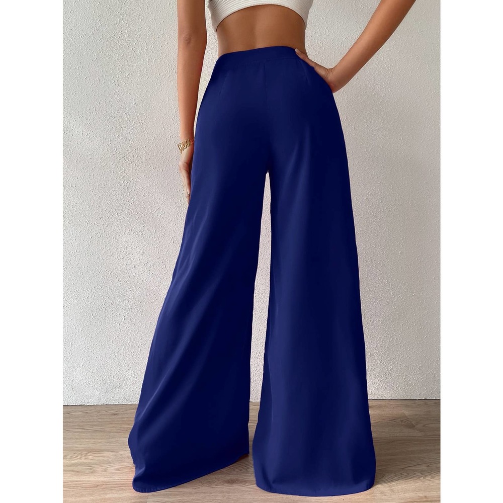 High Waist Wide Leg Pants black - Picture 9 of 12